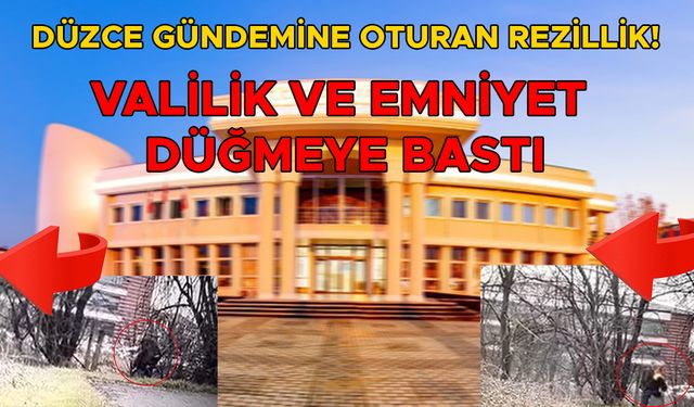DÜZCELİLER GÜPEGÜNDÜZ YAŞANAN EDEPSİZLİĞE İSYAN ETTİ