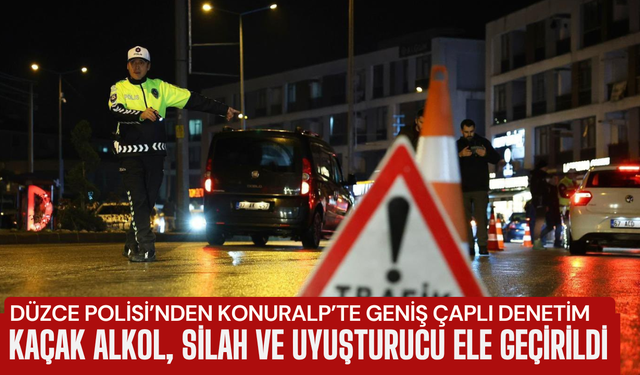 KAÇAK ALKOL, SİLAH VE UYUŞTURUCU ELE GEÇİRİLDİ