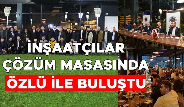 SOKAKTA DEĞİL MASADA ÇÖZÜM İÇİN BİR ARAYA GELDİLER