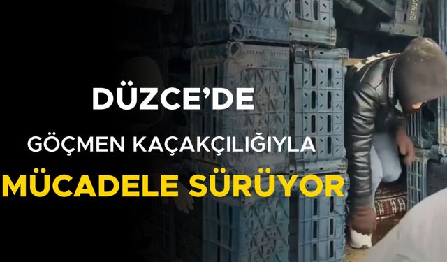 13 DÜZENSİZ GÖÇMEN YAKALANDI