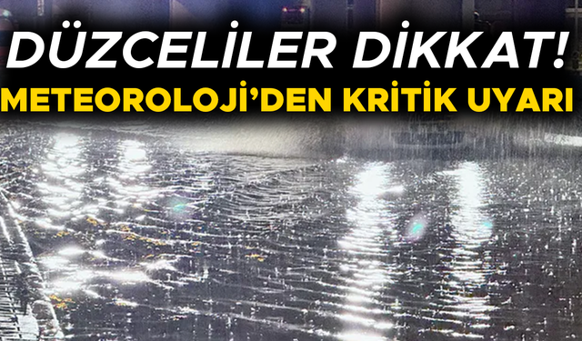 YAĞIŞLAR GERİ DÖNÜYOR