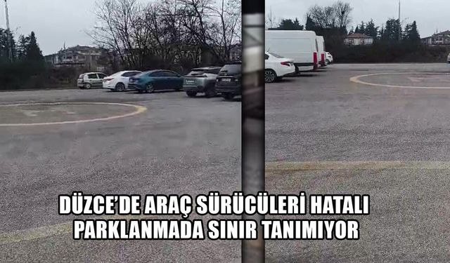 AMBULANS HELİKOPTER PİSTİ BİLE OTOPARK OLDU