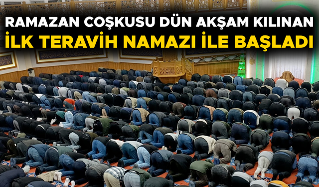 DÜZCELİLER CAMİLERE AKIN ETTİ