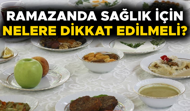 BAKANLIKTAN SAĞLIK BESLENME ÖNERİLERİ