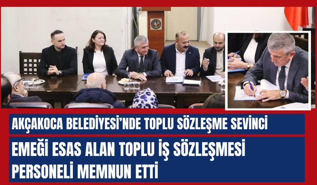 BAŞKAN ALBAYRAK: “ÇALIŞANLARIMIZI ENFLASYONA EZDİRMEYEN BİR ANLAŞMAYA İMZA ATTIK”