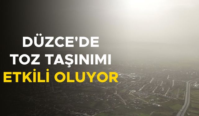TOZ BULUTU HAVADAN GÖRÜNTÜLENDİ