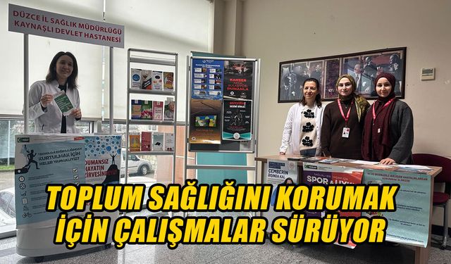 KAYNAŞLI’DA KANSER FARKINDALIK STANDI AÇILDI
