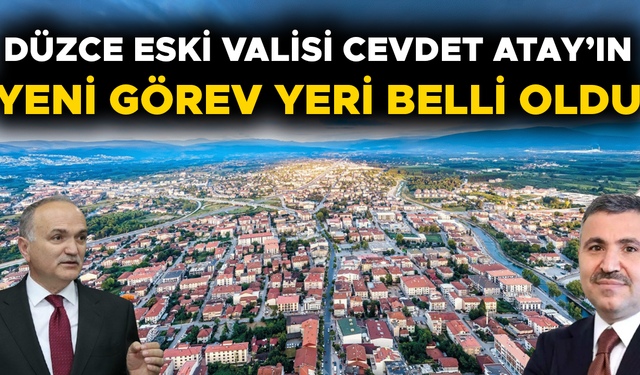 BAŞKAN ÖZLÜ’DEN VALİ ATAY’A TEBRİK MESAJI