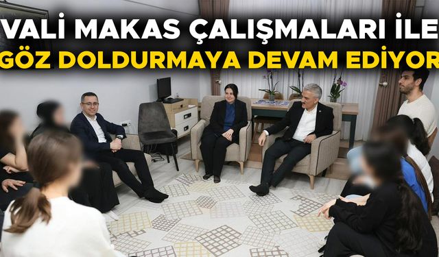 EŞİ İLE BİRLİKTE DEVLET KORUMASINDAKİ ÇOCUKLARI ZİYARET ETTİ