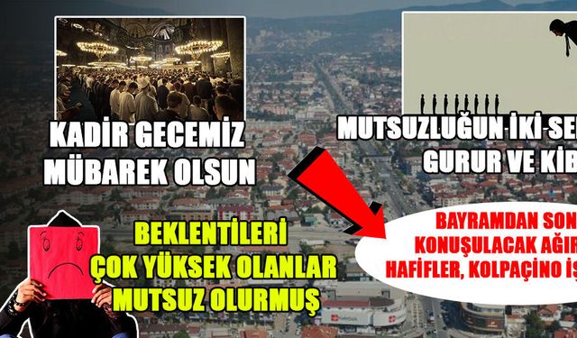 BAYRAMLIK AĞZIMIZI BAYRAMDAN SONRA AÇACAĞIZ