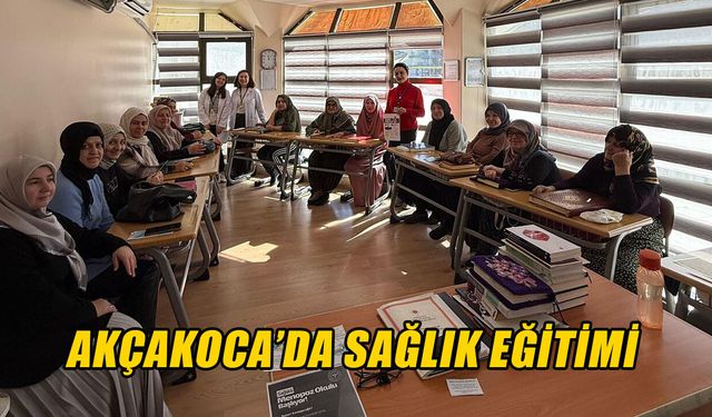 KURSİYERLER SAĞLIK KONUSUNDA BİLGİLENDİRİLDİ