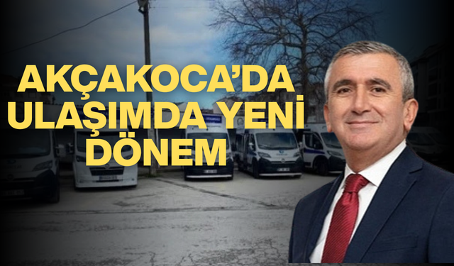 AKÇAKOCA’DA 13 YENİ ARAÇ HİZMETE GİRDİ