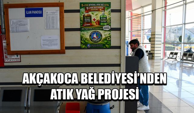 “ATIK YAĞINI GETİR, DOĞAYI KORU!”