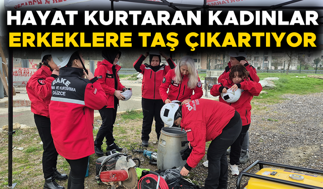 KADIN HASSASİYETİYLE HAYATA BAĞLIYORLAR