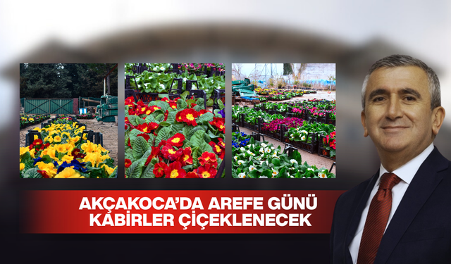 BELEDİYE, MEZARLIKLARDA VATANDAŞLARA ÜCRETSİZ ÇİÇEK DAĞITACAK