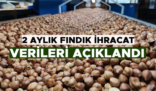 DÜZCE'DEN AB ÜLKELERİNE BİN 837 TON FINDIK İHRAÇ EDİLDİ