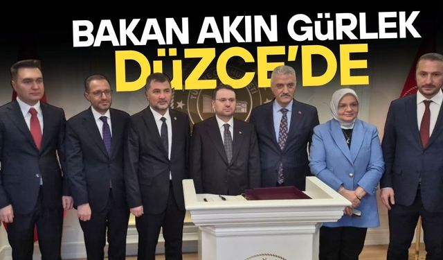 İLK ZİYARET DURAĞI DÜZCE VALİLİĞİ OLDU
