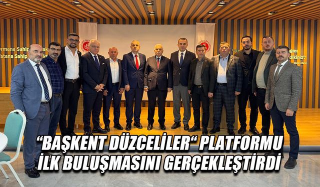 ANKARA’DAKİ DÜZCELİLER İFTARDA BULUŞTU