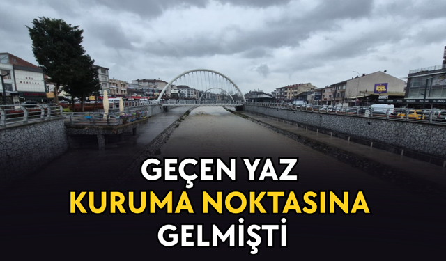 ASAR DERESİ SON YAĞIŞLARLA BİRLİKTE YENİDEN COŞTU