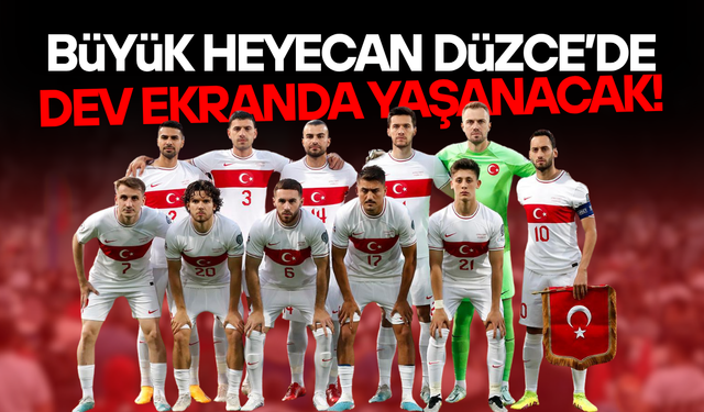 DÜZCELİLER A MİLLİ TAKIM’I KOSOVA MAÇINDA DESTEKLEYECEK