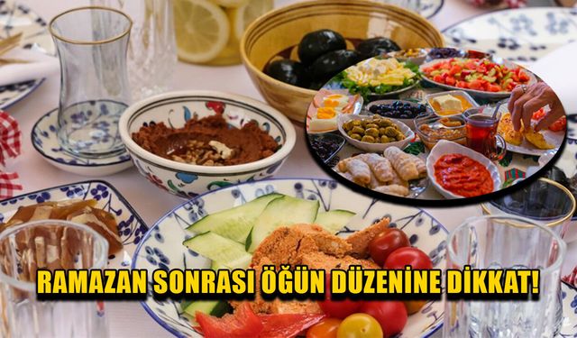 PORSİYONLARIN KÜÇÜK TUTULMASI ÖNEMLİ