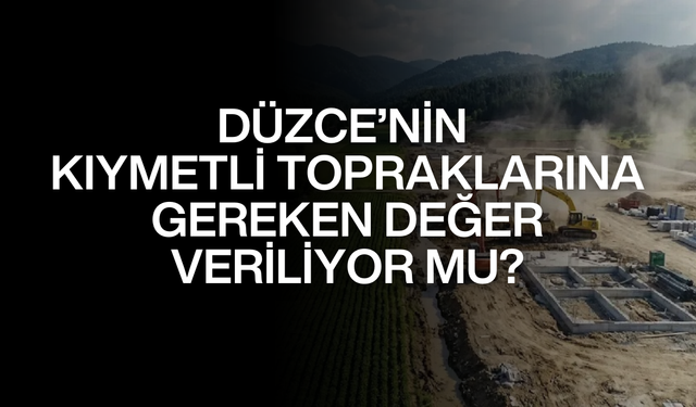 “EKİM ALANLARI BETON YIĞINLARI İLE DOLDU”