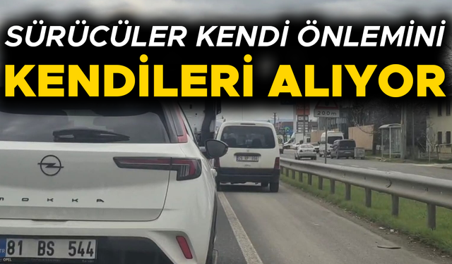 TIR VE KAMYON SÜRÜCÜLERİ ŞERİDİNİ KAPATAN SÜRÜCÜLERE İZİN VERMİYOR