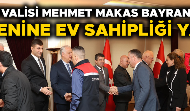 VALİ MAKAS KURUM İL MÜDÜRLERİ İLE BAYRAMLAŞTI