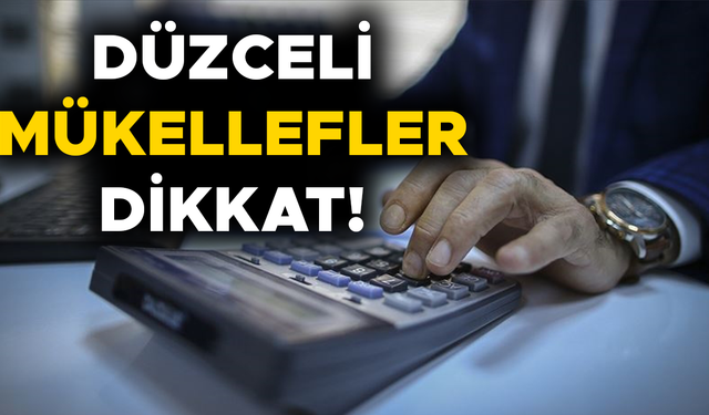 GELİR VERGİSİ BEYANNAMESİ VERME DÖNEMİ BAŞLADI
