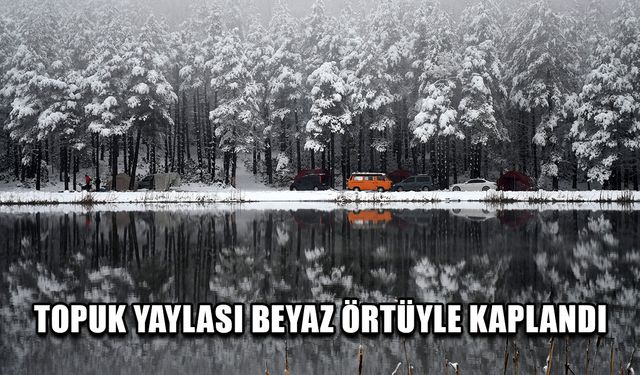 KAR MANZARASI KARTPOSTALLIK GÖRÜNTÜLER OLUŞTURDU