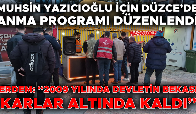 “ŞEHİT LİDERİMİZ YAZICIOĞLU’NUN FAİLLERİ HALA DAHA BULUNAMADI”