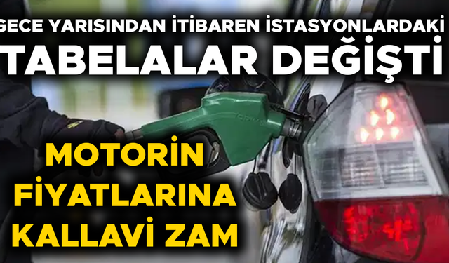 DÜZCE’DE MOTORİN FİYATLARI TARİHİ ZİRVEYİ GÖRDÜ