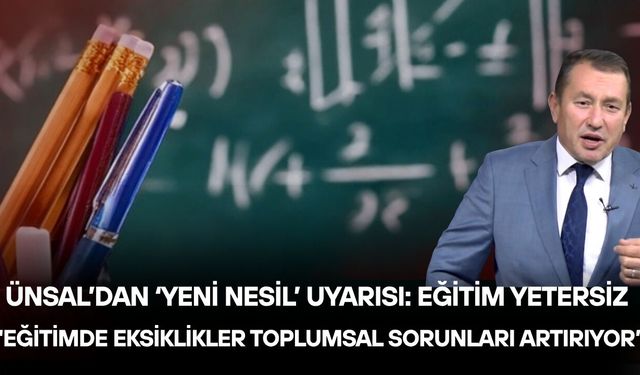 “MİLLİ VE MANEVİ DEĞERLERE DAYALI MÜFREDAT ŞART”