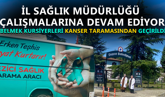 İL SAĞLIK MÜDÜRLÜĞÜ ÇALIŞMALARINA DEVAM EDİYOR