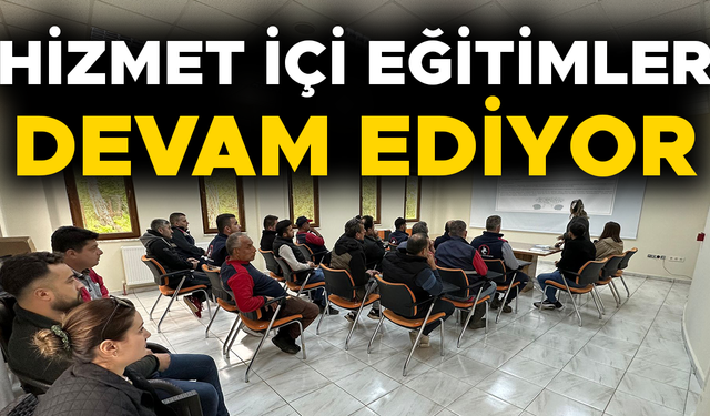 VETERİNER İŞLERİ TEKNİK PERSONELİ BİLGİLENDİRİLDİ