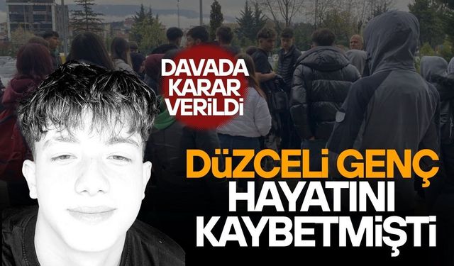 DÜZCELİ GENCİN YUMRUKLA ÖLÜMÜNE YOL AÇAN 2 SANIĞA 7’ŞER YIL HAPİS