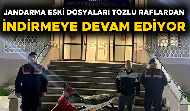 JANDARMA EKİPLERİ HIRSIZLIK ŞÜPHELİSİNİ GÖZALTINA ALDI