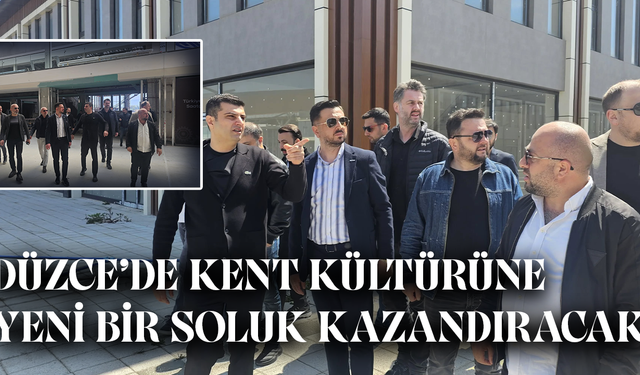 MÜSİAD DÜZCE ŞUBESİ ÜYELERİ DMALL AVM PROJESİNİ İNCELEDİ