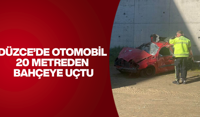 VİRAJI ALAMAYAN SÜRÜCÜ YARALANDI, EKİPLER SEFERBER OLDU
