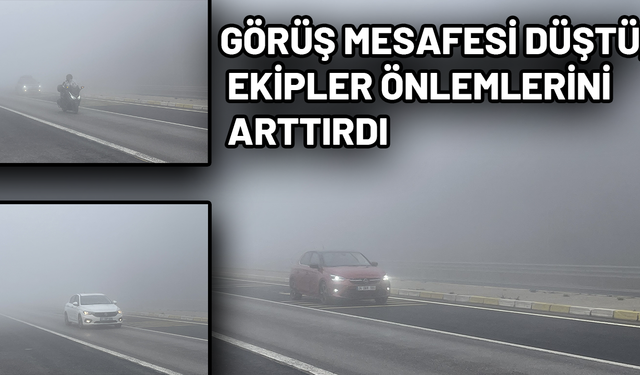 BOLU DAĞI SİSLE KAPLANDI