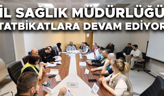 MASA BAŞI EĞİTİM TATBİKATI GERÇEKLEŞTİRİLDİ