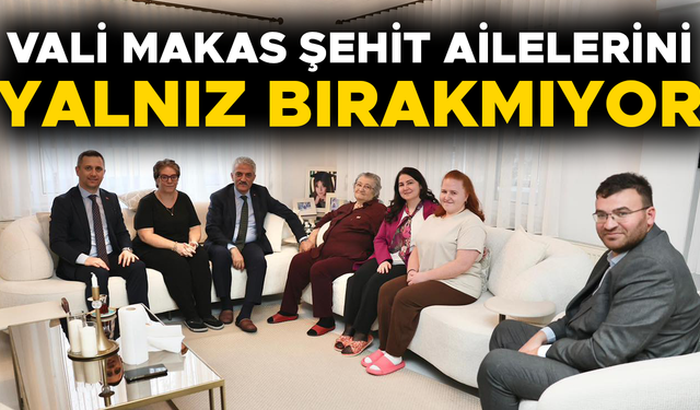 EŞİ İLE BİRLİKTE ŞEHİT POLİS MEMURUNUN AİLESİNİ ZİYARET ETTİ