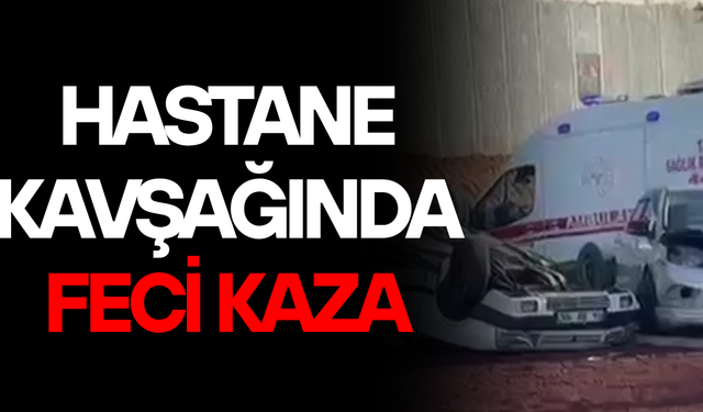 TAKLA ATAN ARAÇTAKİ YARALILAR HASTANEYE KALDIRILDI