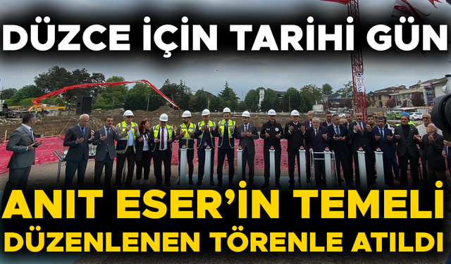 BAŞKAN ÖZLÜ: “BU ESER BİRLİK VE BERABERLİĞİMİZİ PEKİŞTİRECEK”