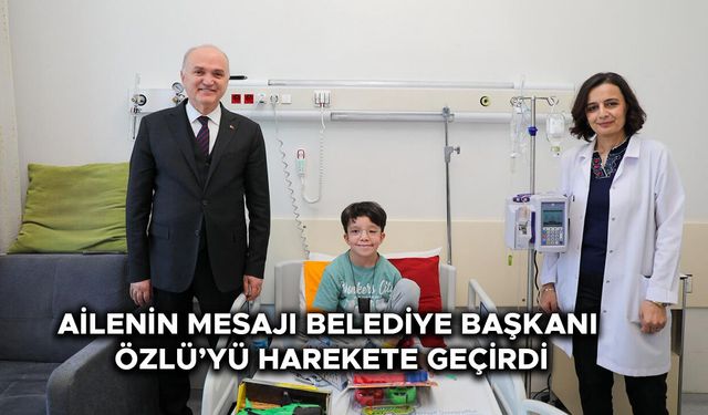 LÖSEMİ TEDAVİSİ GÖREN BİLAL ALP’İ ÖZLÜ YALNIZ BIRAKMADI