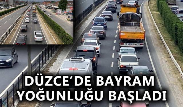 TRAFİK DURMA NOKTASINA GELDİ…
