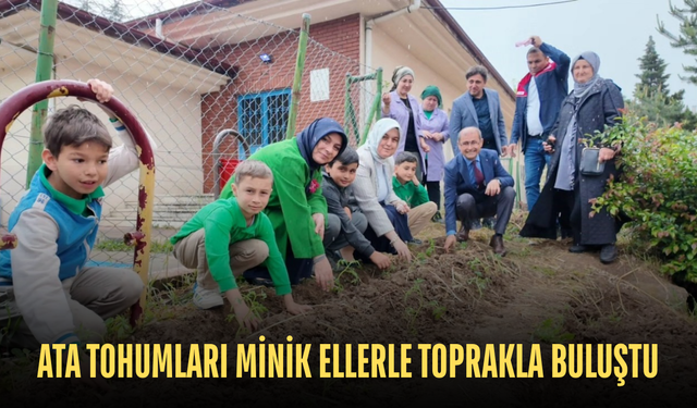 DÜZCE’DE 550 ÖĞRENCİYE 1.200 FİDE DAĞITILDI