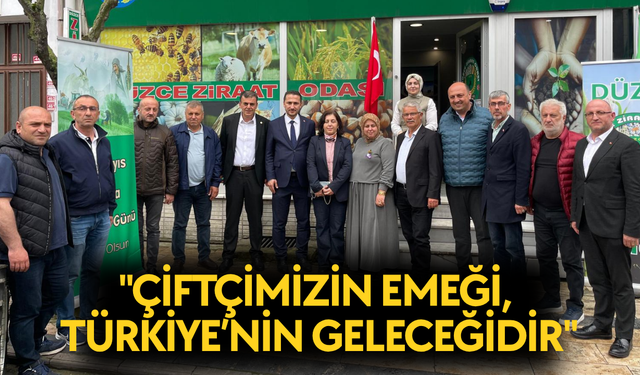 ŞENGÜLOĞLU: ÇİFTÇİMİZİN HER ZAMAN YANINDAYIZ
