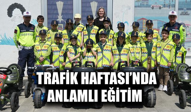 GELECEĞİN SÜRÜCÜLERİ TRAFİK EĞİTİM PARKURU’NDA