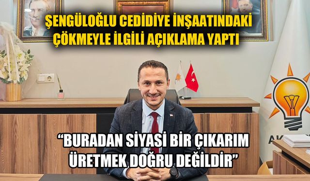 “KIYMETLİ PROJENİN EN SAĞLIKLI ŞEKİLDE TAMAMLANACAĞINA İNANIYORUZ”